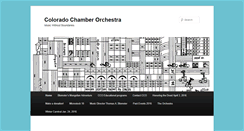 Desktop Screenshot of cochamberorchestra.org