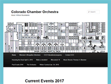 Tablet Screenshot of cochamberorchestra.org